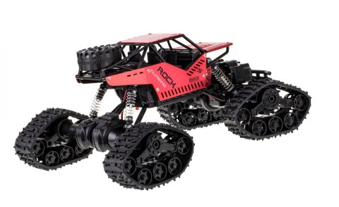 Samochód zdalnie sterowany na pilota RC Rock Crawler 4x4 LHC012 auto 2w1 czerwony Samochód zdalnie sterowany na pilota RC Rock Crawler 4x4 LHC012 auto 2w1 czerwony
