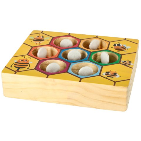 Gra edukacyjna plaster miodu pszczółki montessori Gra edukacyjna plaster miodu pszczółki montessori