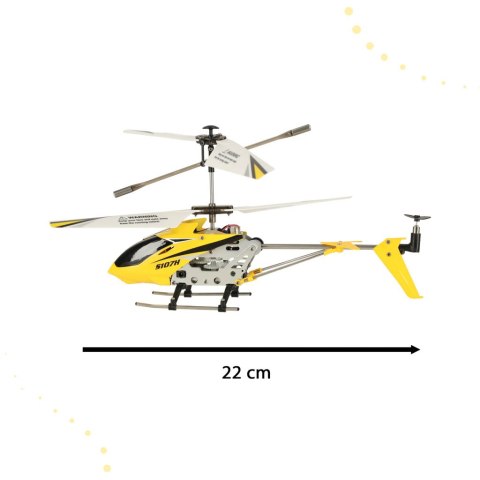 Helikopter zdalnie sterowany na pilota RC SYMA S107H 2.4GHz RTF żółty Helikopter zdalnie sterowany na pilota RC SYMA S107H 2.4GHz RTF żółty