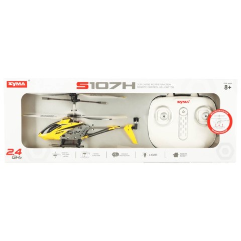 Helikopter zdalnie sterowany na pilota RC SYMA S107H 2.4GHz RTF żółty Helikopter zdalnie sterowany na pilota RC SYMA S107H 2.4GHz RTF żółty