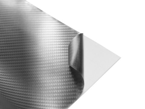 Folia rolka Carbon 4D srebrna 1,52x30m 9086 Folia rolka Carbon 4D srebrna 1,52x30m 9086
