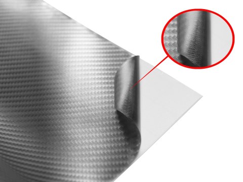 Folia rolka Carbon 4D srebrna 1,52x30m 9086 Folia rolka Carbon 4D srebrna 1,52x30m 9086