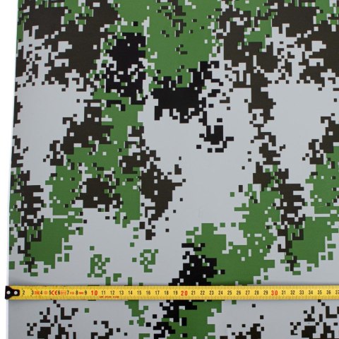 Folia rolka kamuflażowa piksele 1,52x30m Folia rolka kamuflażowa piksele 1,52x30m