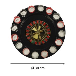 Imprezowa ruletka alkoholowa gra zestaw + kieliszki 16 szt.