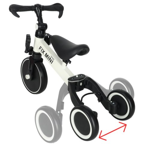 Rowerek biegowy Trike Fix Mini rower wielofunkcyjny 3w1 biały Rowerek biegowy Trike Fix Mini rower wielofunkcyjny 3w1 biały