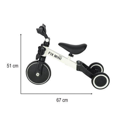 Rowerek biegowy Trike Fix Mini rower wielofunkcyjny 3w1 biały Rowerek biegowy Trike Fix Mini rower wielofunkcyjny 3w1 biały