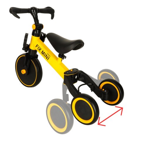 Rowerek biegowy Trike Fix Mini rower wielofunkcyjny 3w1 żółty Rowerek biegowy Trike Fix Mini rower wielofunkcyjny 3w1 żółty