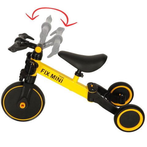 Rowerek biegowy Trike Fix Mini rower wielofunkcyjny 3w1 żółty Rowerek biegowy Trike Fix Mini rower wielofunkcyjny 3w1 żółty