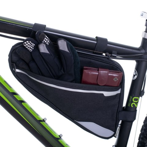 Sakwa rowerowa RALLEX trójkątna saszetka pod ramę na rower Sakwa rowerowa RALLEX trójkątna saszetka pod ramę na rower