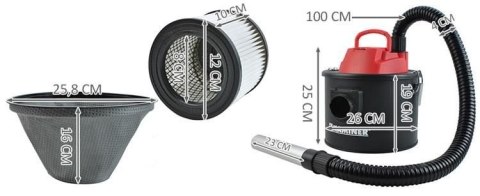 Odkurzacz do popiołu ODK008-10L Odkurzacz do popiołu ODK008-10L