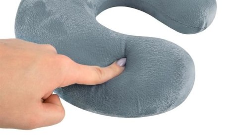 Poduszka podróżna szara P7973 Poduszka podróżna szara P7973