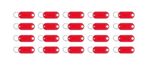 Zestaw brelok/identyfikatory do kluczy 100 szt Zestaw brelok/identyfikatory do kluczy 100 szt