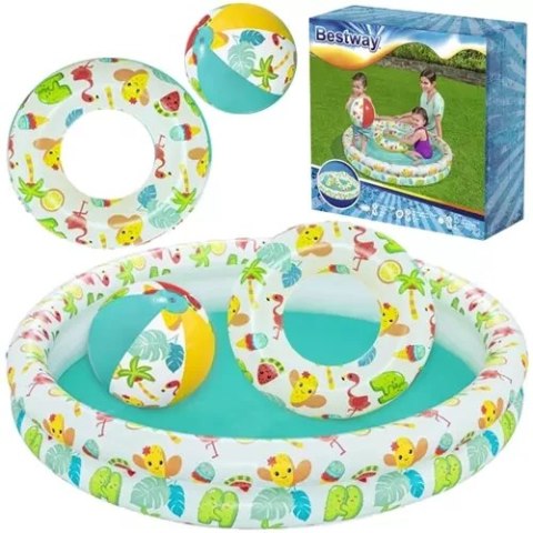 Basen dmuchany 3w1 dla dzieci BESTWAY 51124 Basen dmuchany 3w1 dla dzieci BESTWAY 51124
