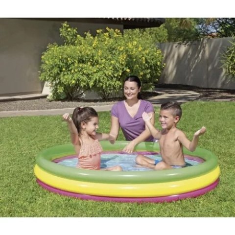 Dmuchany basen tęczowy 152cm Bestway 51103 Dmuchany basen tęczowy 152cm Bestway 51103