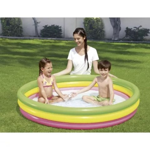 Dmuchany basen tęczowy 152cm Bestway 51103 Dmuchany basen tęczowy 152cm Bestway 51103