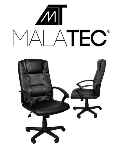 Fotel biurowy skóra eko MALATEC Fotel biurowy skóra eko MALATEC