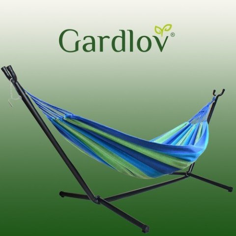 Hamak ogrodowy 200x150cm ze stelażem Hamak ogrodowy 200x150cm ze stelażem