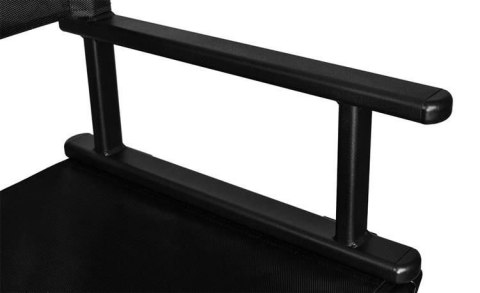 Krzesło do makijażu aluminiowe z zagłówkiem Krzesło do makijażu aluminiowe z zagłówkiem