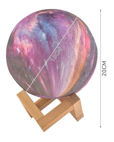 Lampka nocna księżyc 15cm 16 kolorów Lampka nocna księżyc 15cm 16 kolorów