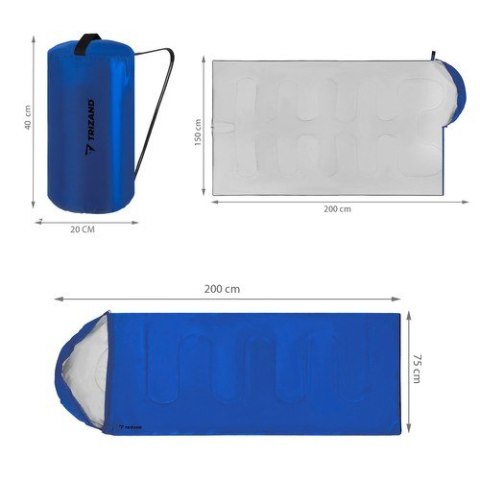 Śpiwór - niebieski S10249 Śpiwór - niebieski S10249
