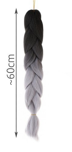 Włosy syntetyczne warkoczyki ombre sz/sz W10345 Włosy syntetyczne warkoczyki ombre sz/sz W10345