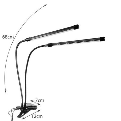 Lampa 20 LED 2szt. do wzrostu roślin Gardlov 19241 Lampa 20 LED 2szt. do wzrostu roślin Gardlov 19241