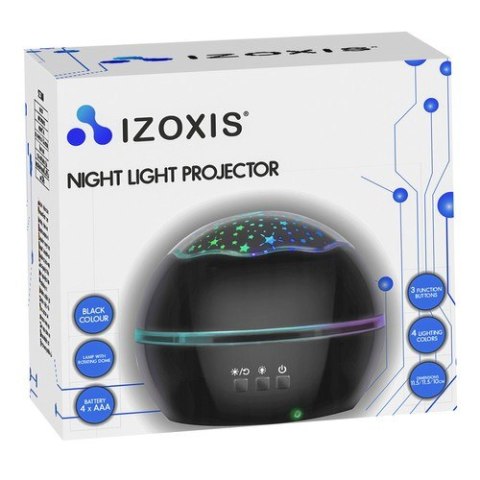 Lampka nocna z projektorem- czarna LP16857 Lampka nocna z projektorem- czarna LP16857