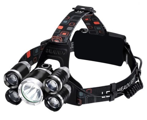 Latarka czołowa 5 x LED T6 CREE Latarka czołowa 5 x LED T6 CREE