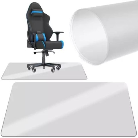 Mata ochronna pod krzesło 90x130cm RUHHY - mleczna Mata ochronna pod krzesło 90x130cm RUHHY - mleczna