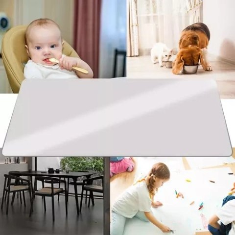 Mata ochronna pod krzesło 90x130cm RUHHY - mleczna Mata ochronna pod krzesło 90x130cm RUHHY - mleczna