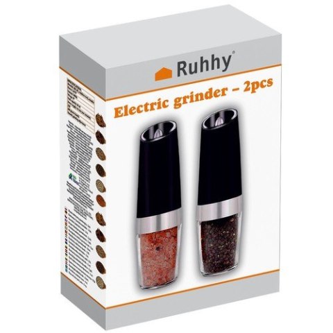 Młynek elektryczny grawitacyjny- 2szt. Ruhhy 19558 Młynek elektryczny grawitacyjny- 2szt. Ruhhy 19558