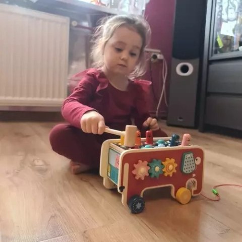 Słoń drewniany- wbijak Kruzzel 20349 Słoń drewniany- wbijak Kruzzel 20349