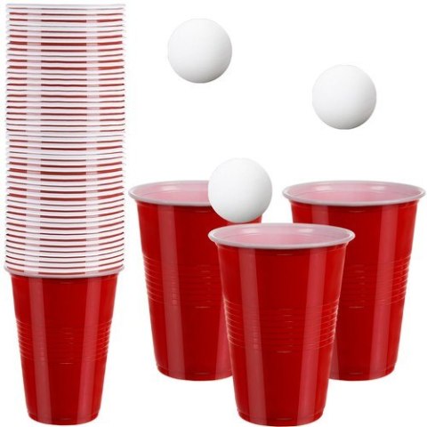 Gra Beer Pong- 50 kubeczków Ruhhy 21232 Gra Beer Pong- 50 kubeczków Ruhhy 21232