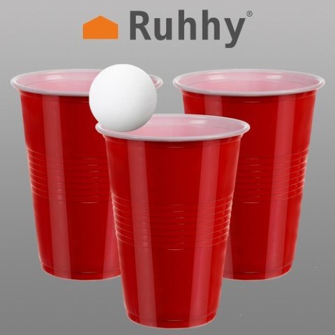 Gra Beer Pong- 50 kubeczków Ruhhy 21232 Gra Beer Pong- 50 kubeczków Ruhhy 21232