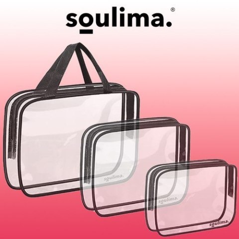 Kosmetyczka przezroczysta 3w1 Soulima 21448 Kosmetyczka przezroczysta 3w1 Soulima 21448