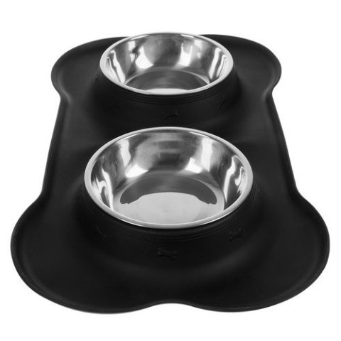 Miska podwójna- 450ml Purlov 21632 Miska podwójna- 450ml Purlov 21632