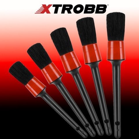 Pędzle detailingowe + ściereczka Xtrobb 21449 Pędzle detailingowe + ściereczka Xtrobb 21449