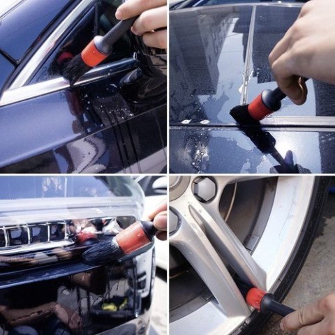 Pędzle detailingowe + ściereczka Xtrobb 21449 Pędzle detailingowe + ściereczka Xtrobb 21449