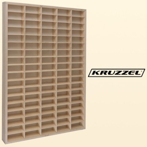 Półka drewniana na auta/resoraki KRUZZEL 21997 Półka drewniana na auta/resoraki KRUZZEL 21997