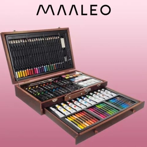 Zestaw do malowania w walizce- 129szt Maaleo 21644 Zestaw do malowania w walizce- 129szt Maaleo 21644