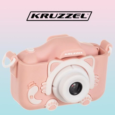 Aparat cyfrowy różowy Kruzzel AC22296 Aparat cyfrowy różowy Kruzzel AC22296