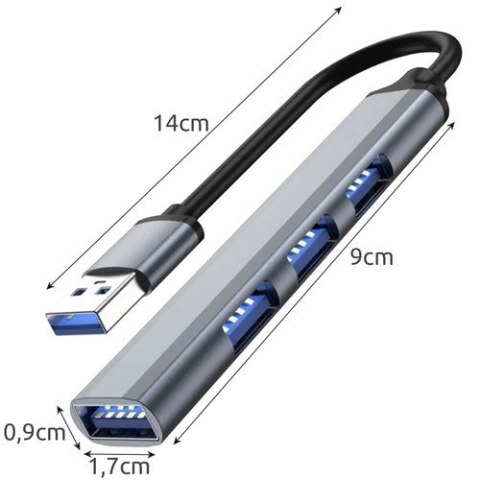 HUB USB- 4 porty 3.0 + 2.0 Izoxis 21940 HUB USB- 4 porty 3.0 + 2.0 Izoxis 21940