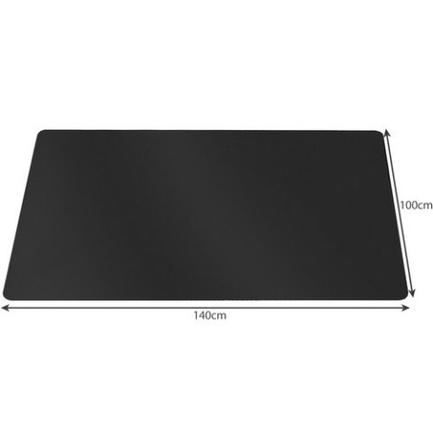 Mata ochronna pod krzesło 100x140cm RUHHY - czarna Mata ochronna pod krzesło 100x140cm RUHHY - czarna