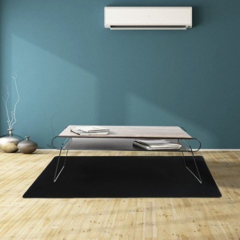 Mata ochronna pod krzesło 100x140cm RUHHY - czarna Mata ochronna pod krzesło 100x140cm RUHHY - czarna