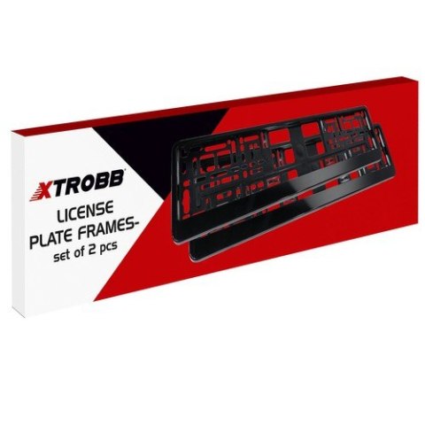 Ramka pod tablice rejestracyjną 2szt. Xtrobb 22028 Ramka pod tablice rejestracyjną 2szt. Xtrobb 22028