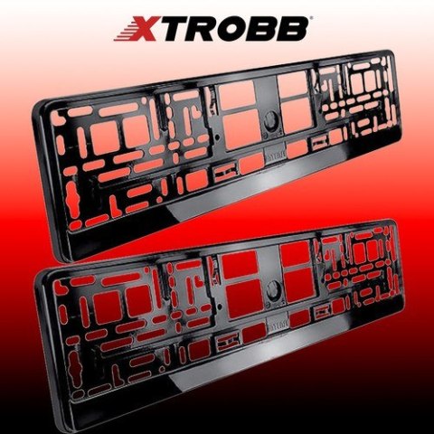 Ramka pod tablice rejestracyjną 2szt. Xtrobb 22028 Ramka pod tablice rejestracyjną 2szt. Xtrobb 22028