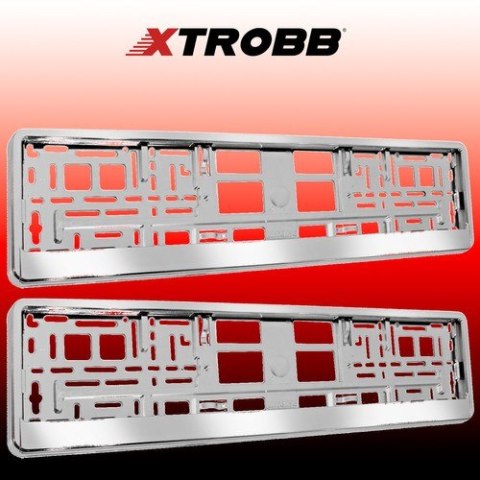 Ramka pod tablice rejestracyjną 2szt. Xtrobb 22048 Ramka pod tablice rejestracyjną 2szt. Xtrobb 22048