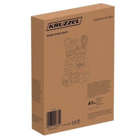 Tablica manipulacyjna- miś Kruzzel 22584 Tablica manipulacyjna- miś Kruzzel 22584
