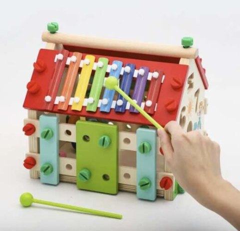 Domek edukacyjny drewniany Kruzzel 22564 Domek edukacyjny drewniany Kruzzel 22564