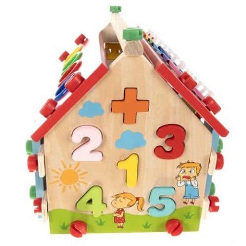 Domek edukacyjny drewniany Kruzzel 22564 Domek edukacyjny drewniany Kruzzel 22564